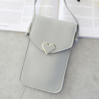 Love Buckle Mobile Phone Bags Transparent Touch