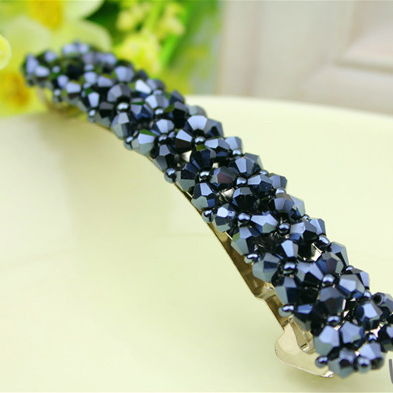 Crystal Hair Clips (4 rows)