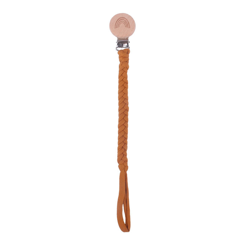 Rainbow Beech Pacifier Clip