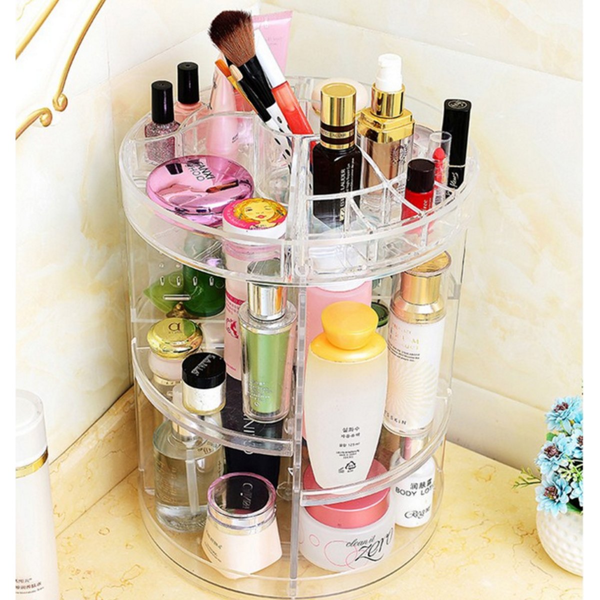 360° Rotating Makeup Storage Case