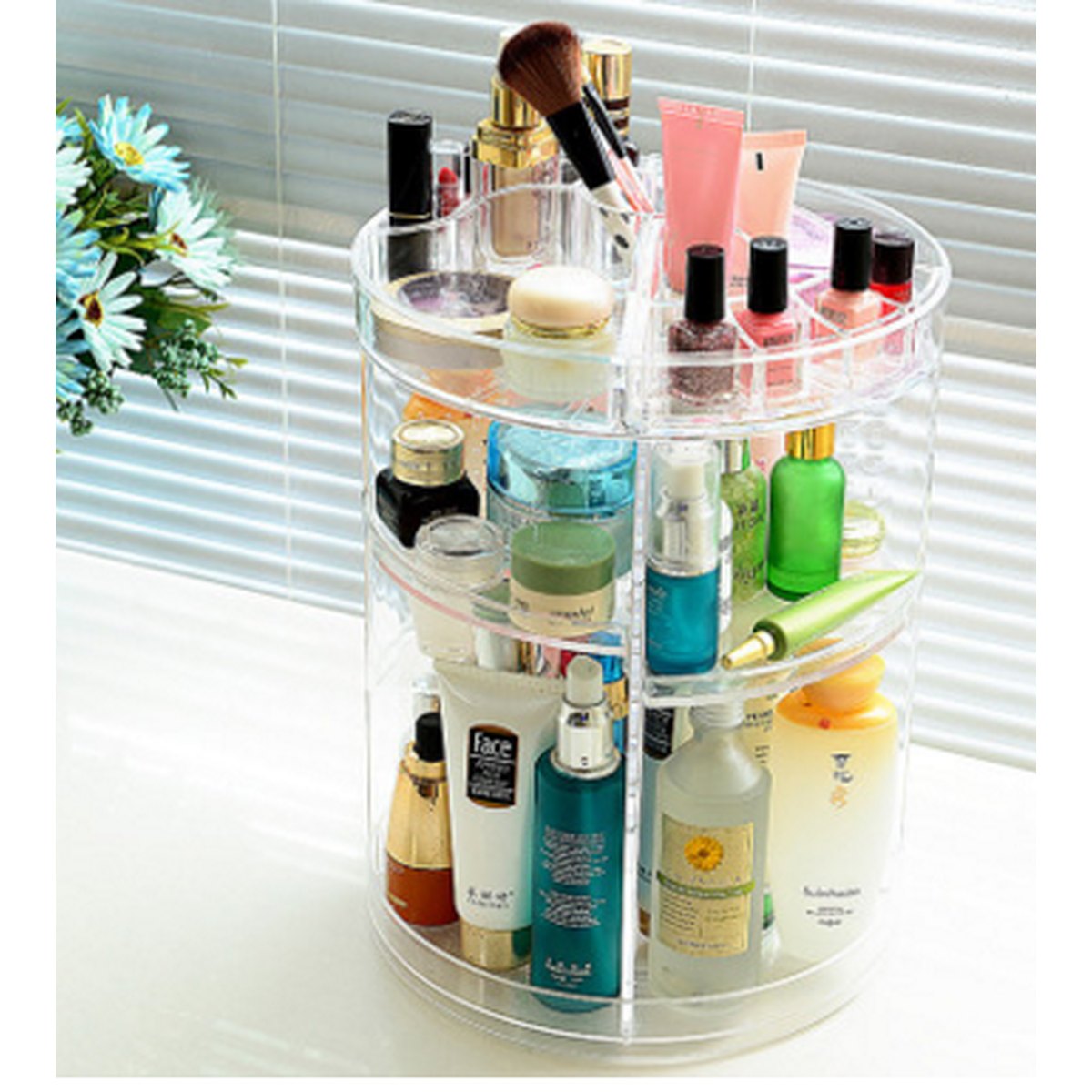 360° Rotating Makeup Storage Case