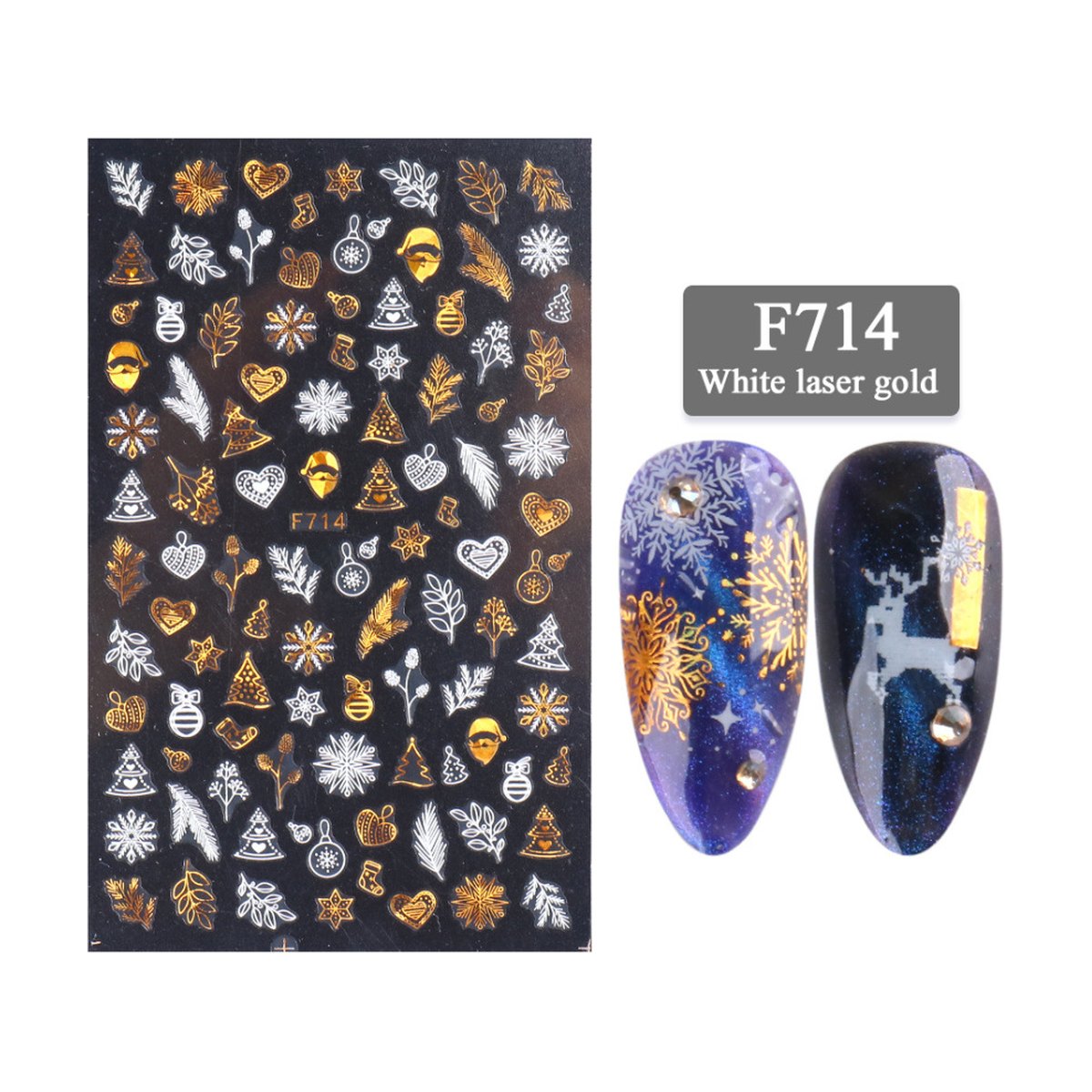 3D Christmas Nail Stickers