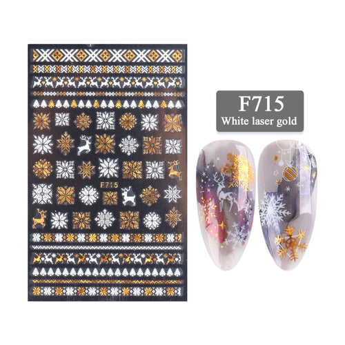 3D Christmas Nail Stickers