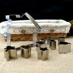3D Gingerbread House Cookie Cutter Set (10 pcs)