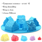 3D Gingerbread House Silicone Mould
