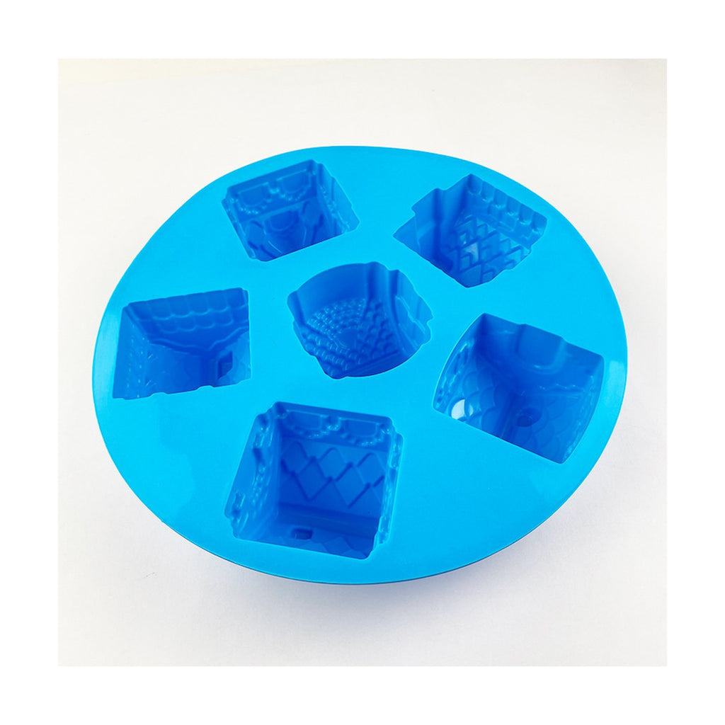 3D Gingerbread House Silicone Mould