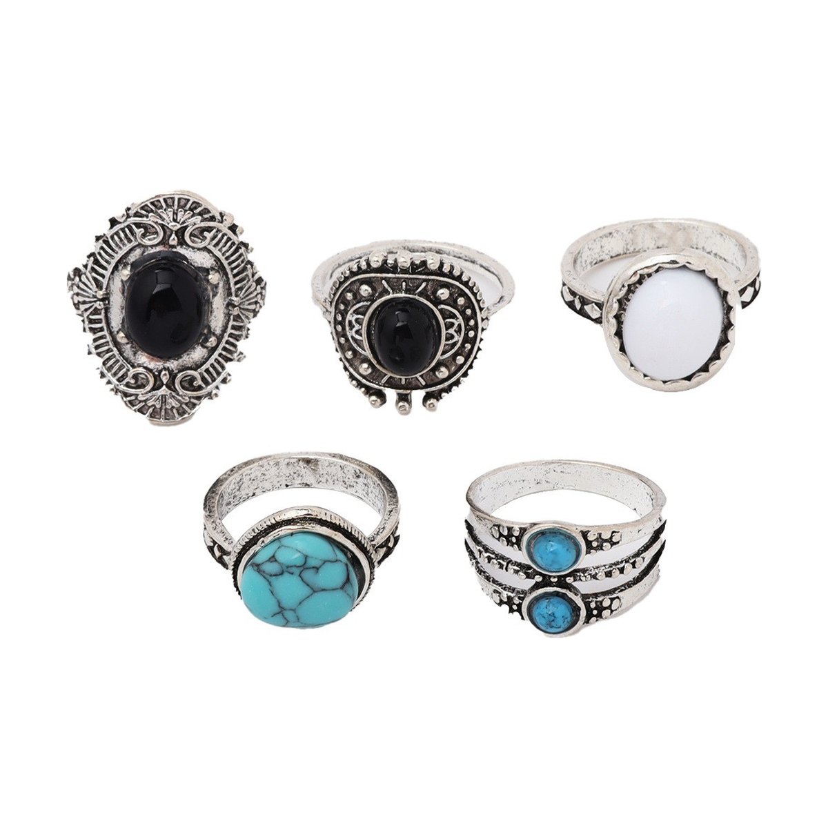 5-Piece Knuckle Ring Set
