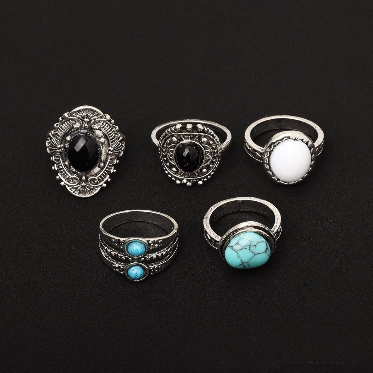 5-Piece Knuckle Ring Set