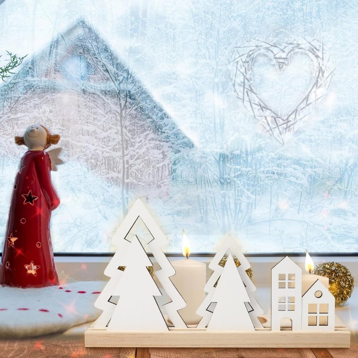 Advent Tealight Holders (Set of 4)