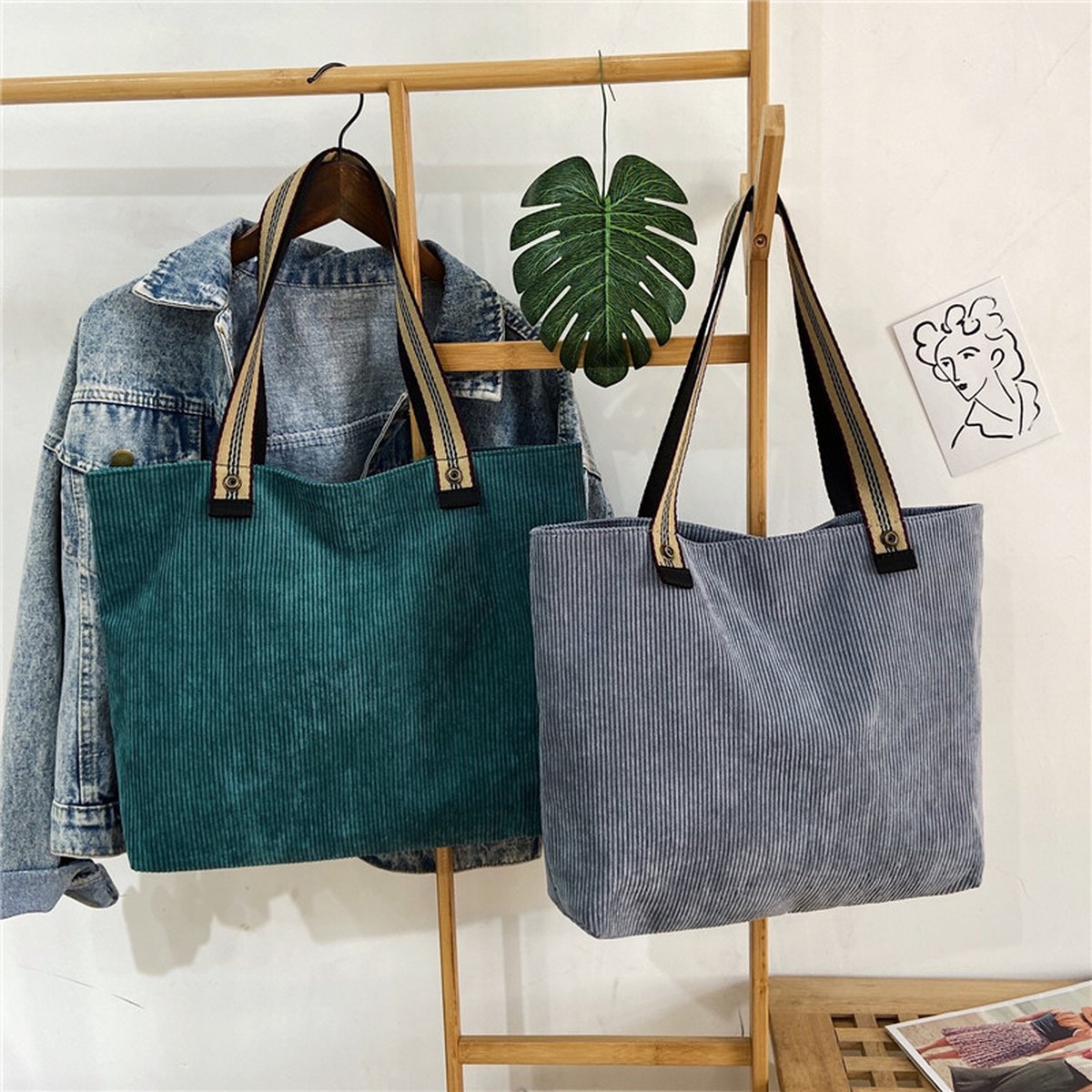 Canvas Shoulder Bag