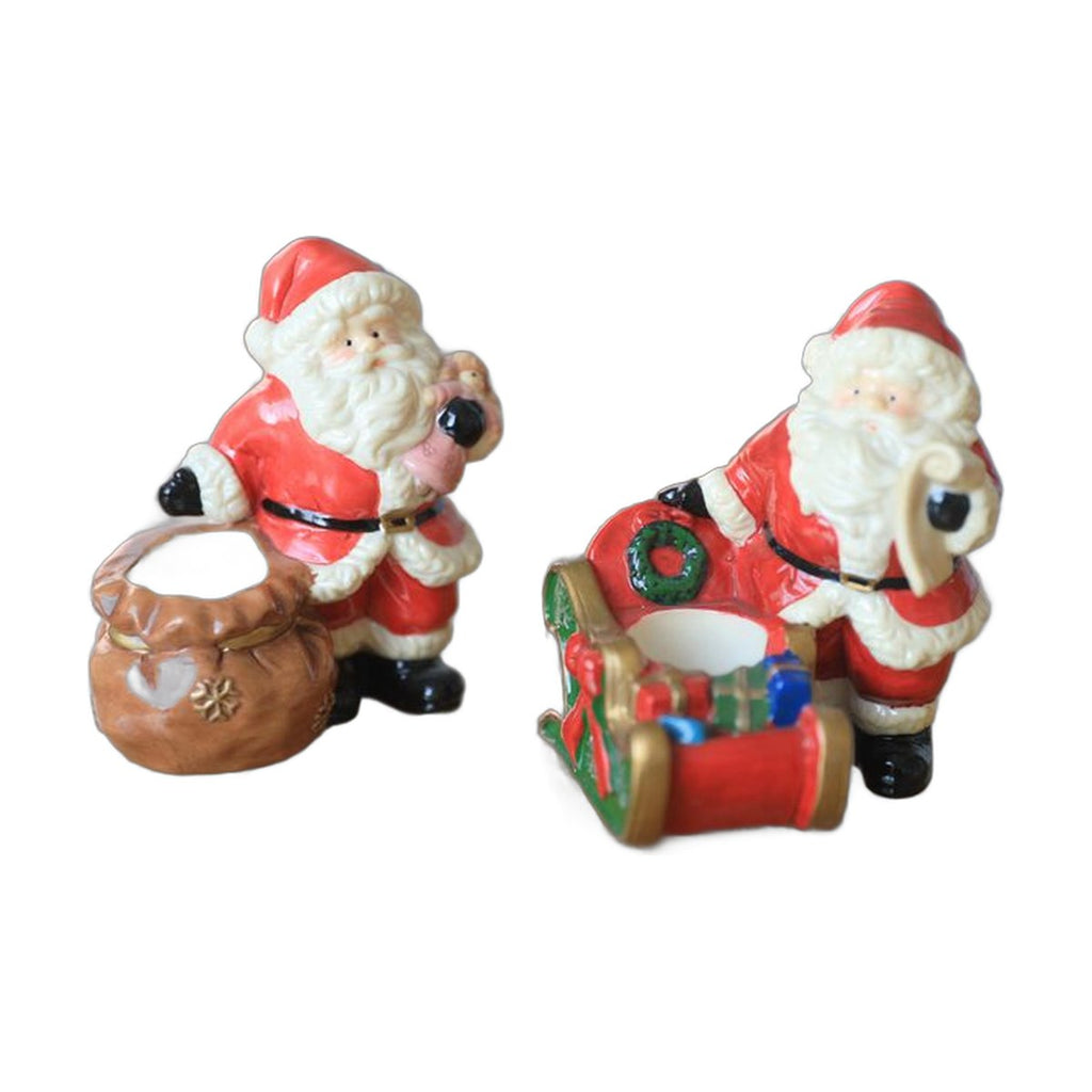Ceramic Christmas Candle Holder