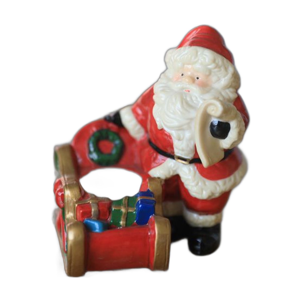 Ceramic Christmas Candle Holder