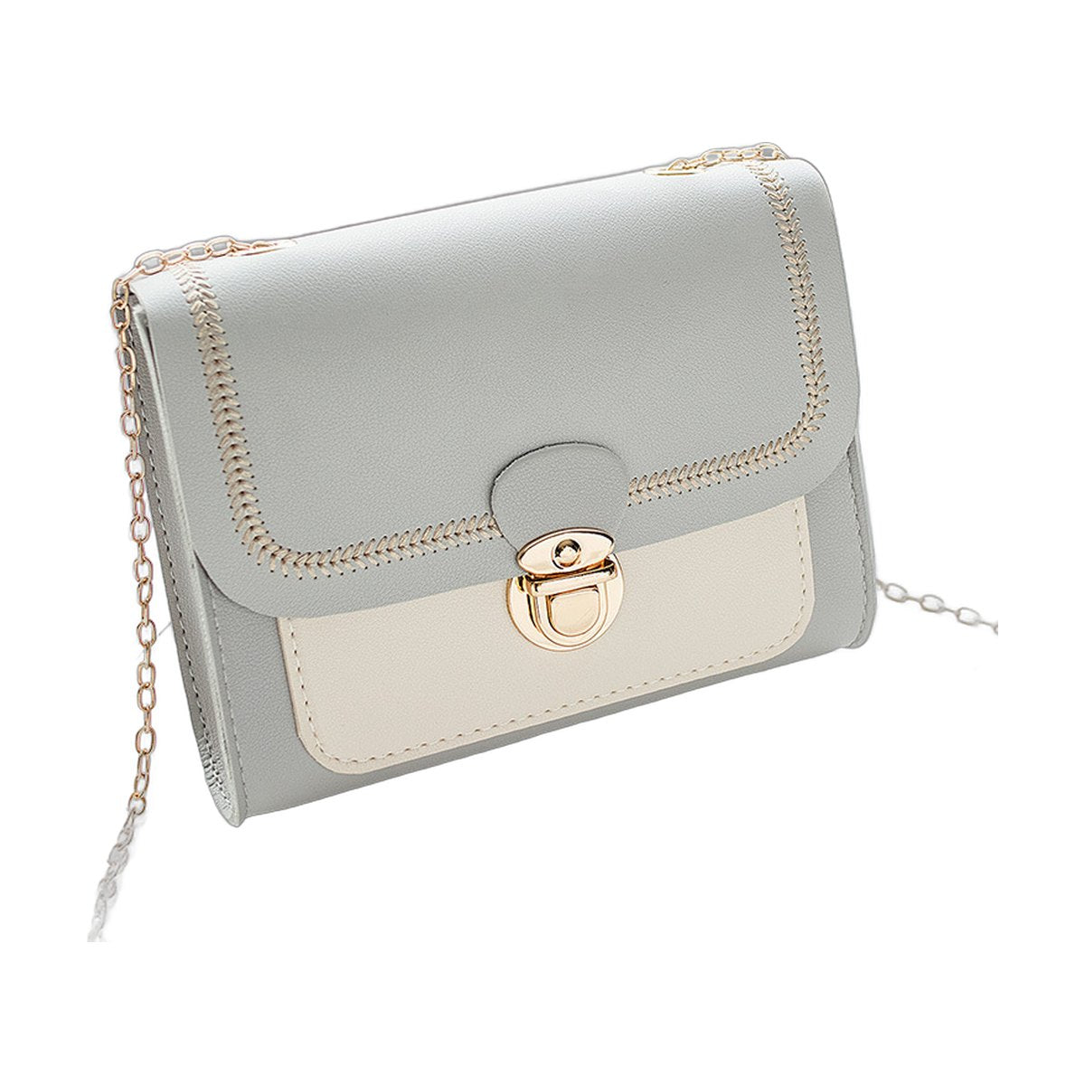 Chain Lock Shoulder Bag