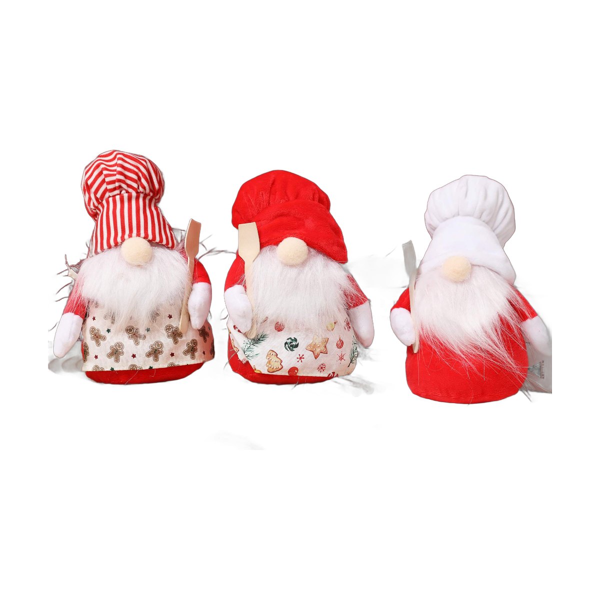 Chef Hat Santa Gnome