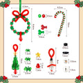 Christmas Bead Ornament Craft Set (48 pcs)