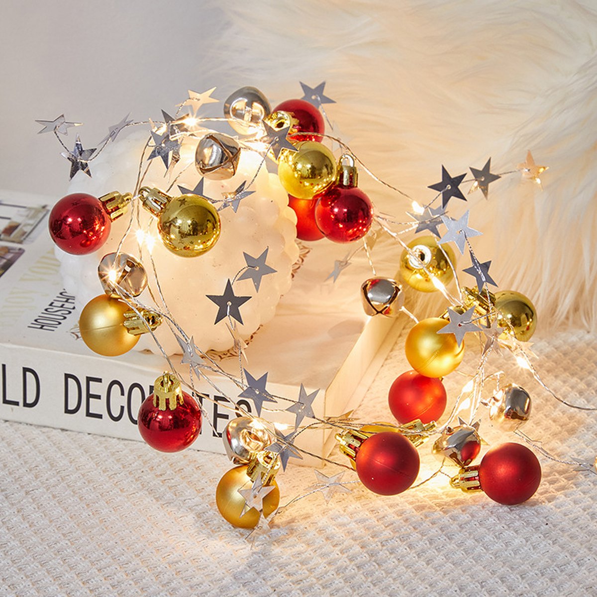 Christmas Bell Fairy Lights, 2 m