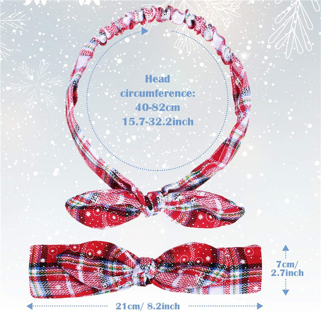 Christmas Bunny Ear Headband
