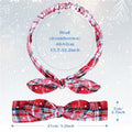Christmas Bunny Ear Headband