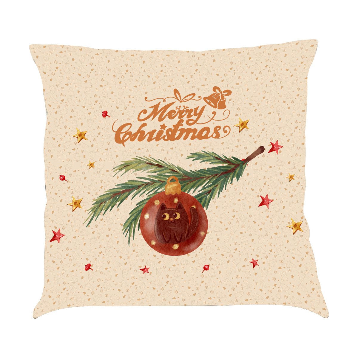 Christmas Car Cushion Cover, 45 x 45 cm