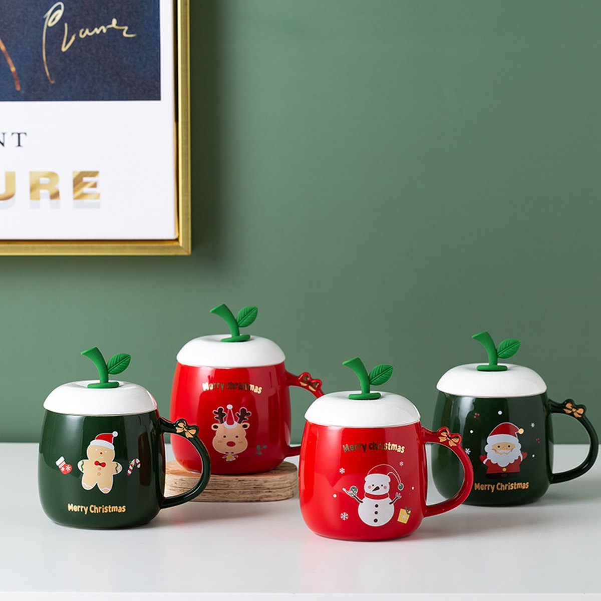 Christmas Ceramic Mug, 400–500 ml