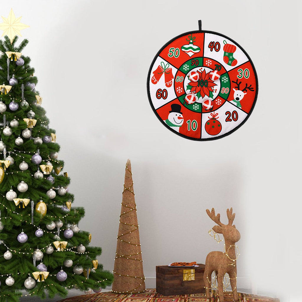 Christmas Dartboard with Sticky Balls