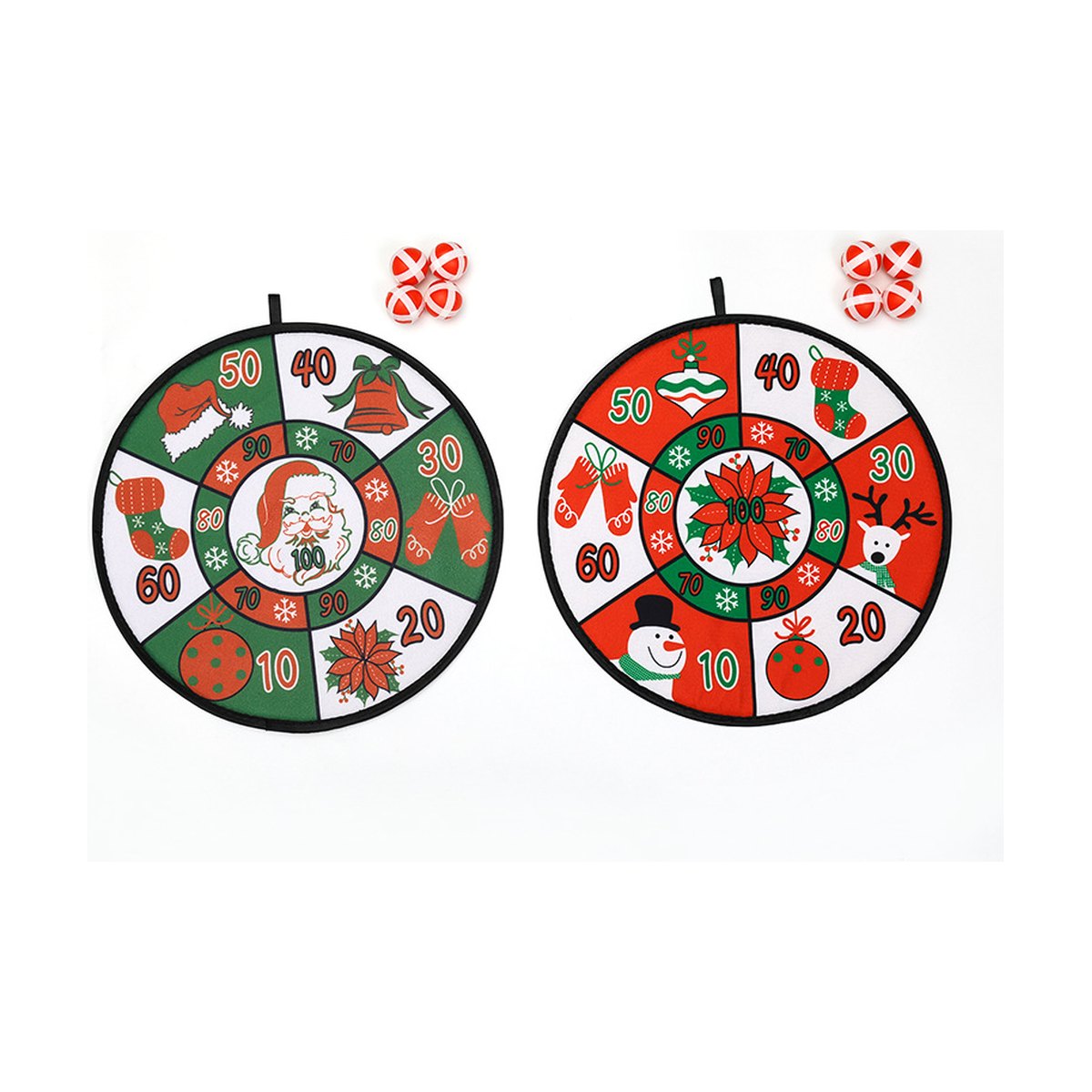 Christmas Dartboard with Sticky Balls