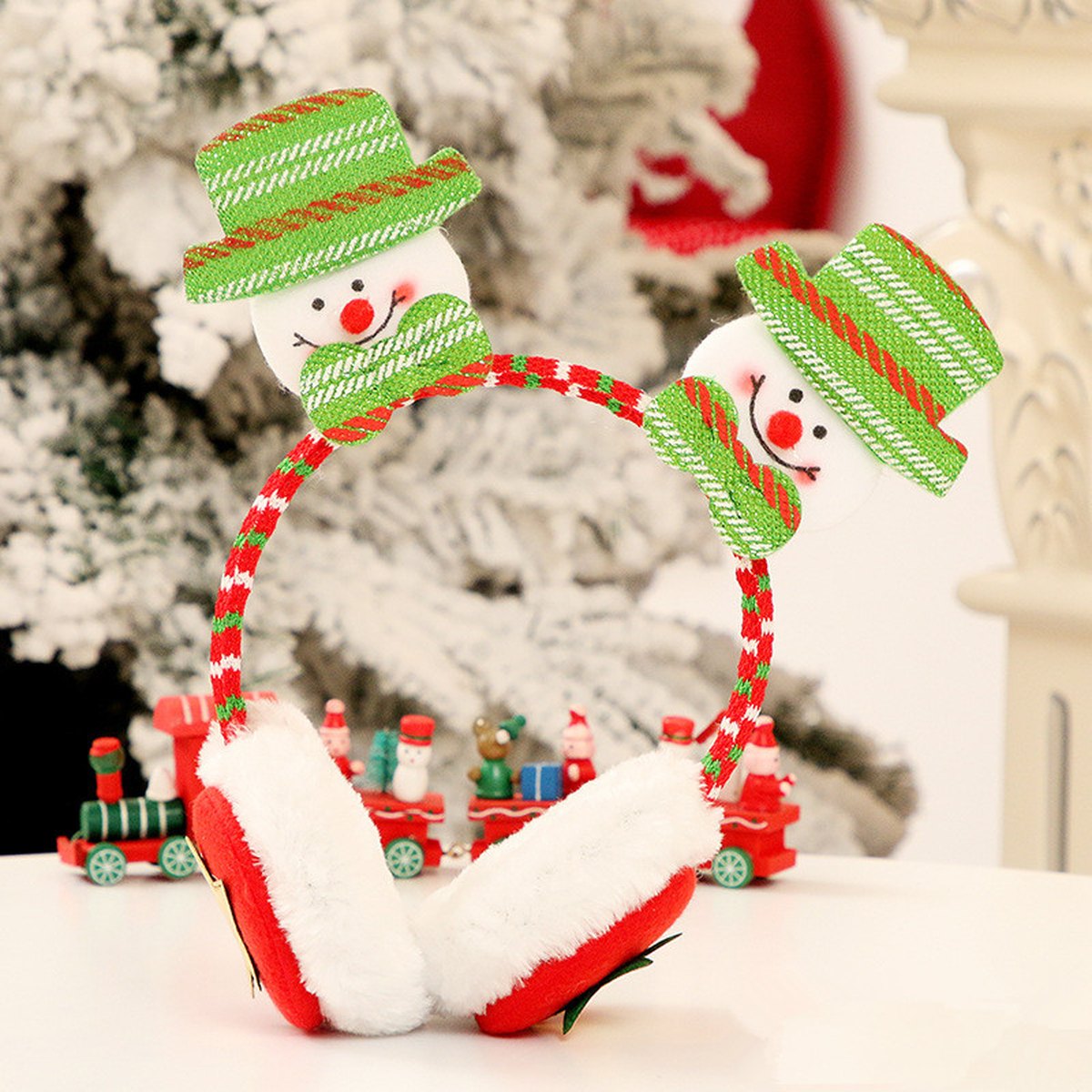 Christmas Earmuff Headband