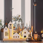 Christmas House Tealight Holders