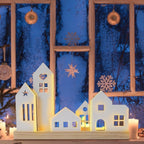 Christmas House Tealight Holders