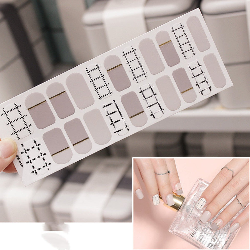 Christmas Lettering Nail Stickers