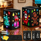 Christmas Paper Lantern Craft Kit (4 pcs)