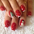 Christmas Press-On Nails (24 pcs)