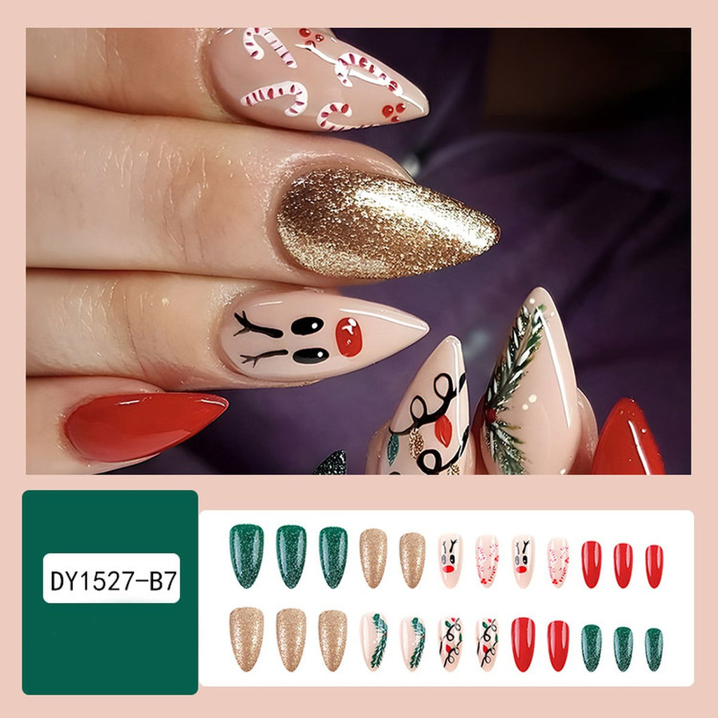 Christmas Press-On Nails (24 pcs)