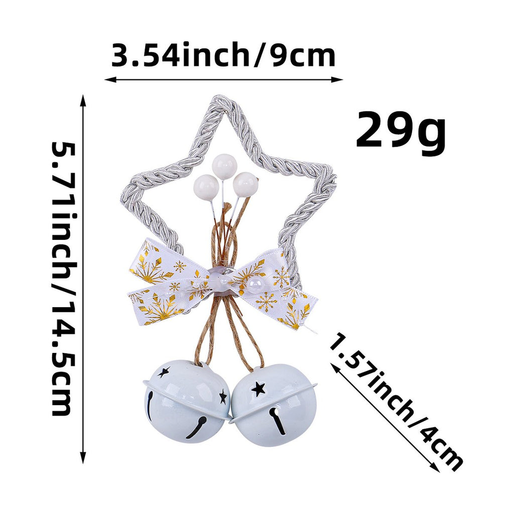 Christmas Star & Bell Ornament