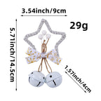 Christmas Star & Bell Ornament