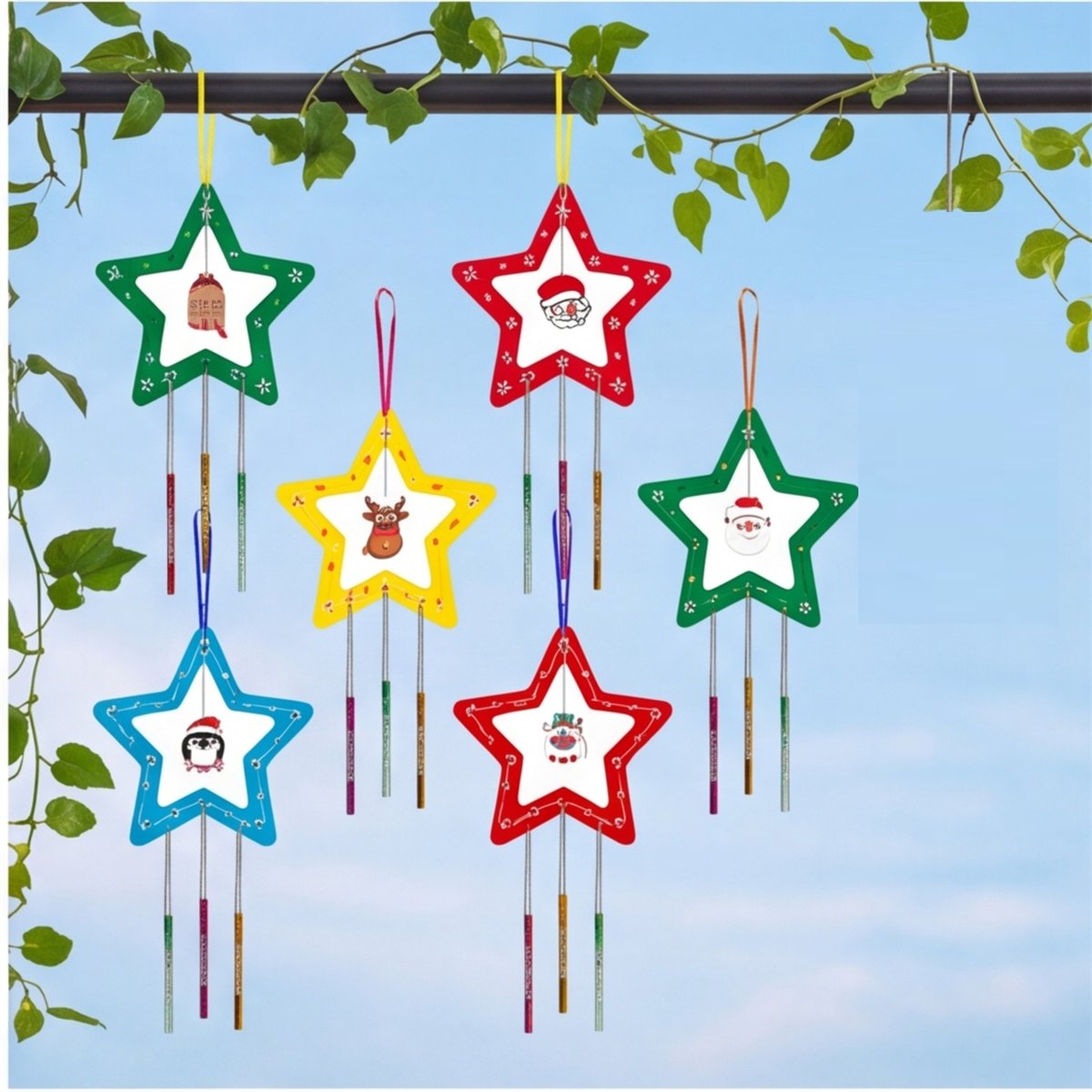 Christmas Star Wind Chime Craft Kit