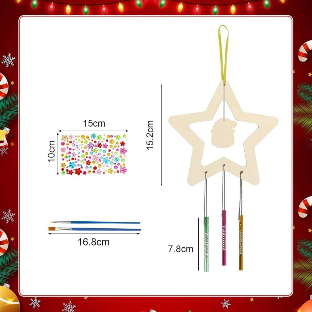 Christmas Star Wind Chime Craft Kit