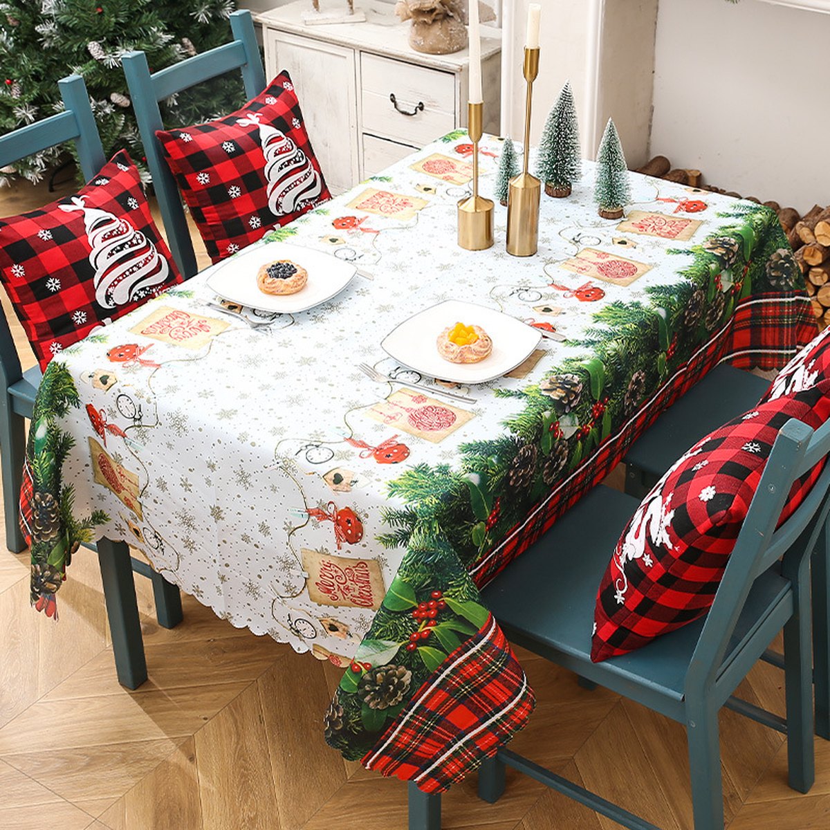 Christmas Tablecloth, 150 x 180 cm