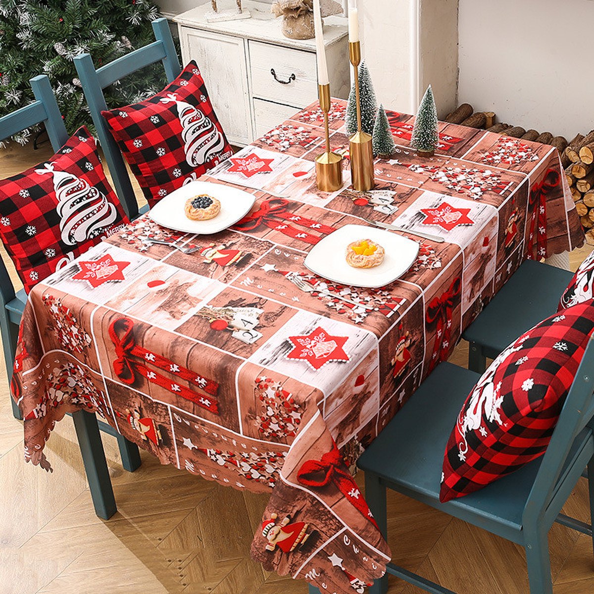 Christmas Tablecloth, 150 x 180 cm
