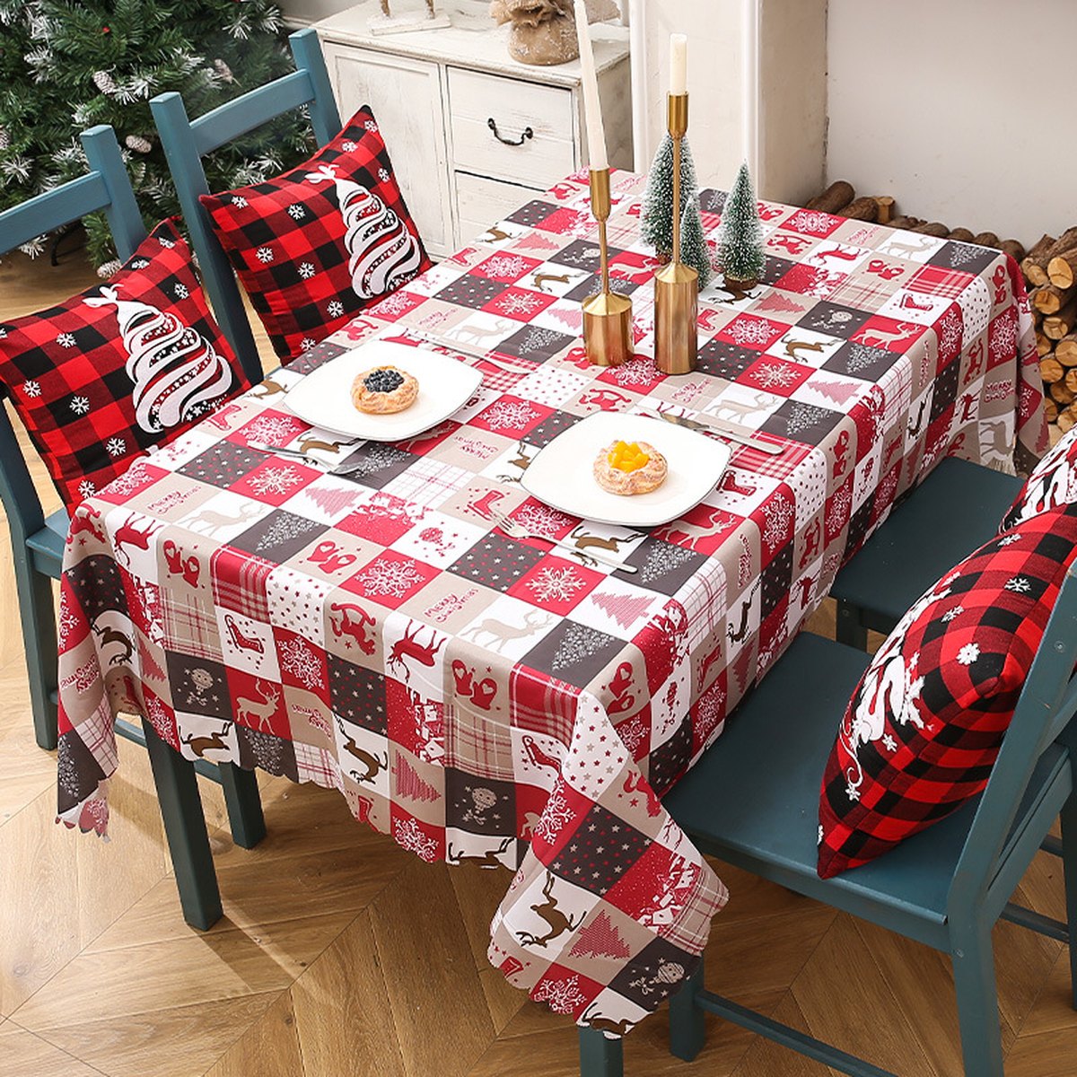 Christmas Tablecloth, 150 x 180 cm