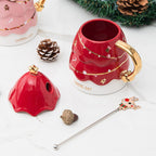 Christmas Tree Ceramic Mug, 450 ml