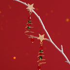Christmas Tree Star Earrings