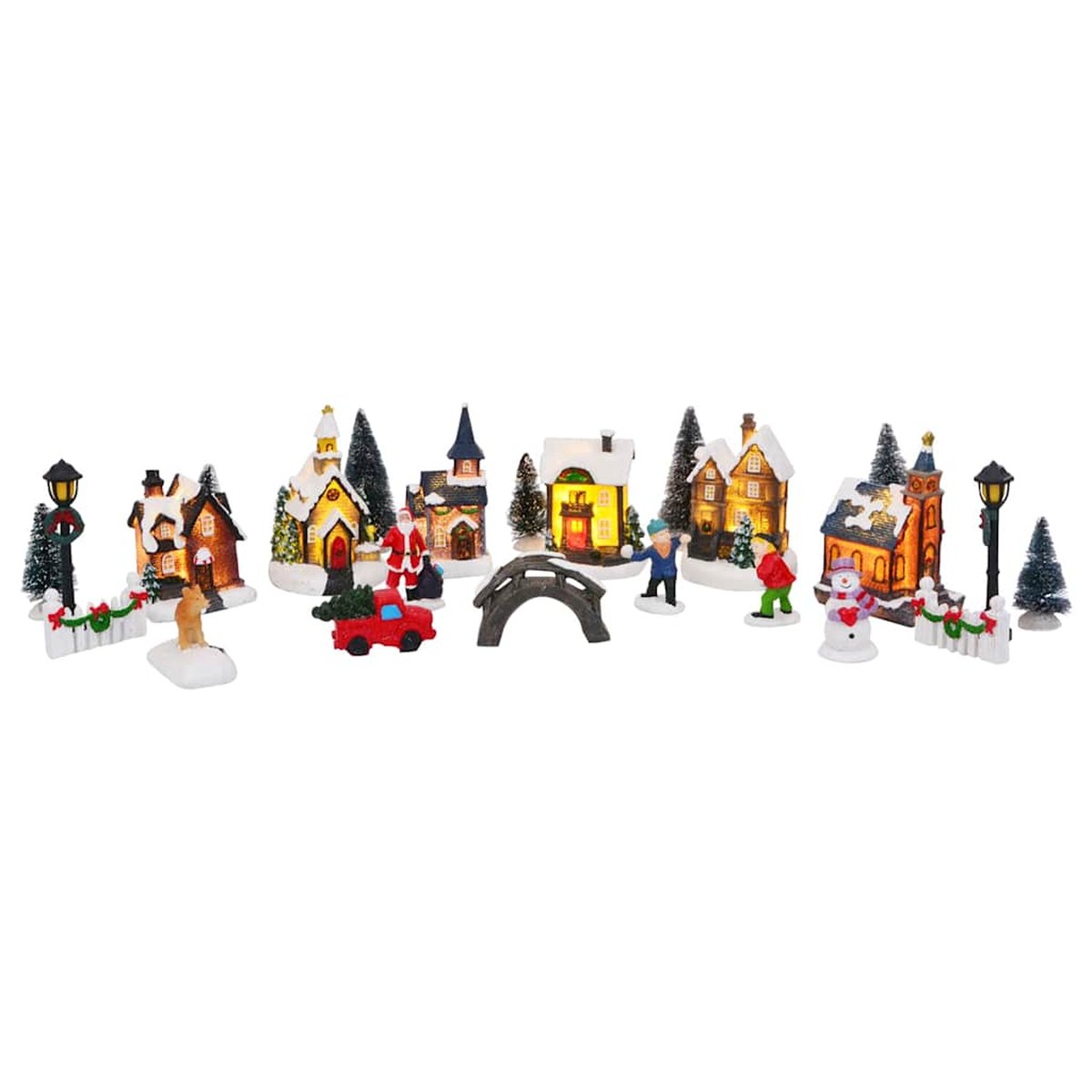 Christmas Village Table Decoration