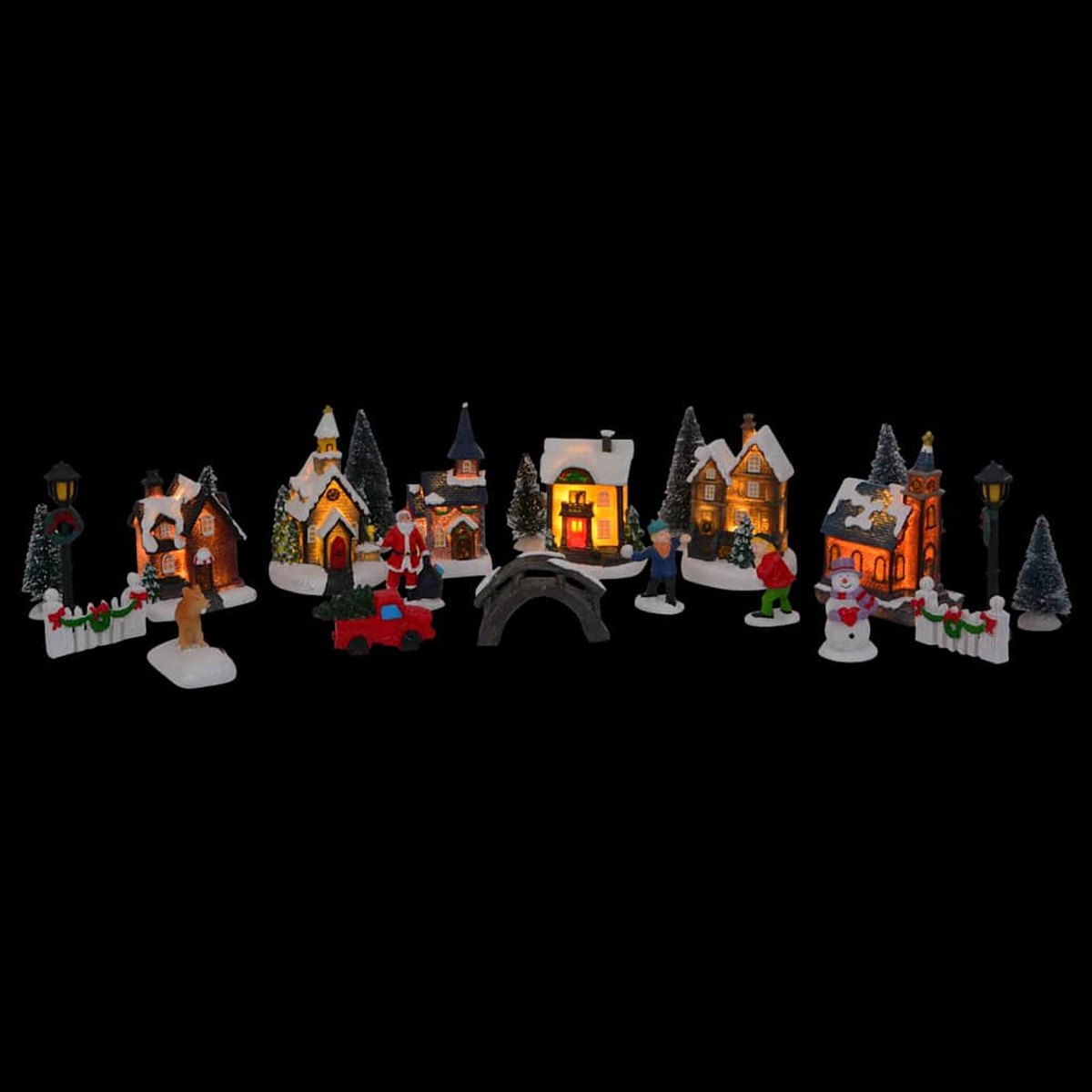 Christmas Village Table Decoration