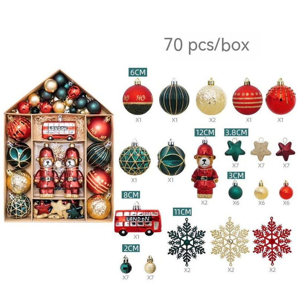 Colourful Bauble Ornament Set