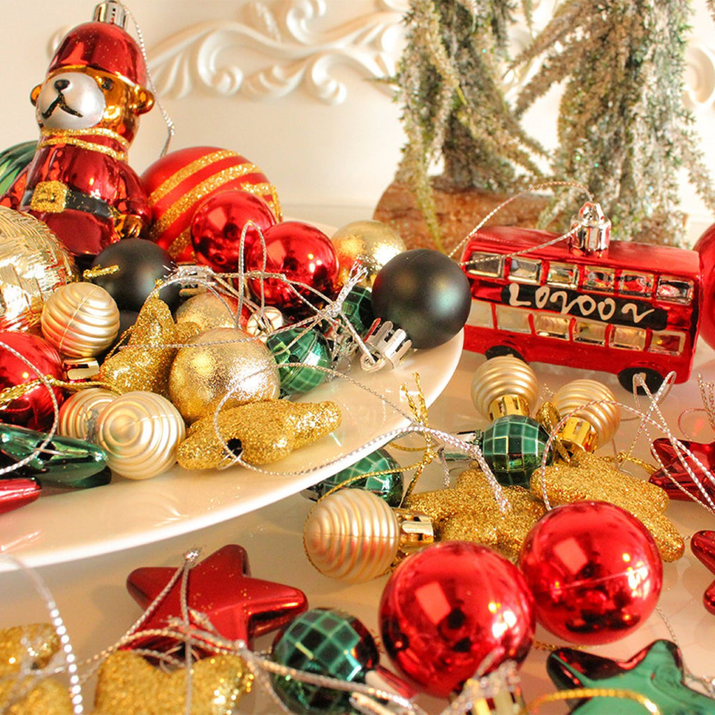 Colourful Bauble Ornament Set