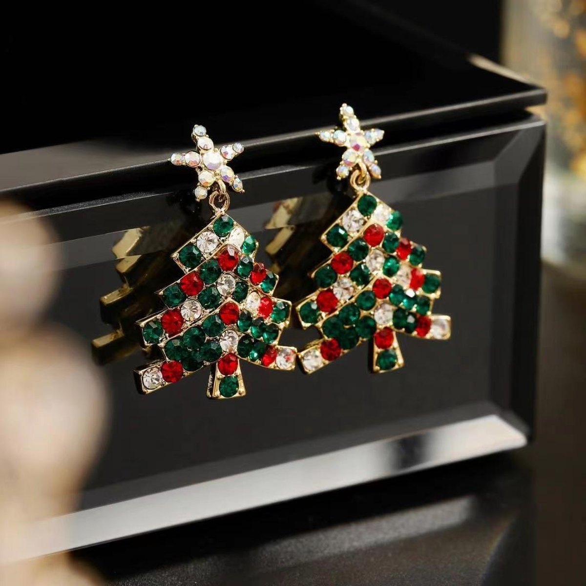 Colourful Christmas Earrings