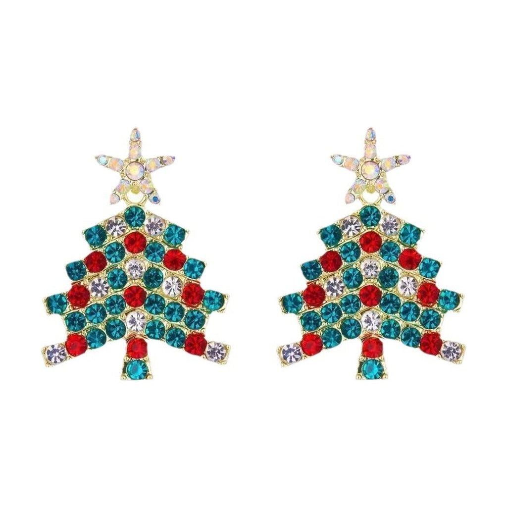 Colourful Christmas Earrings