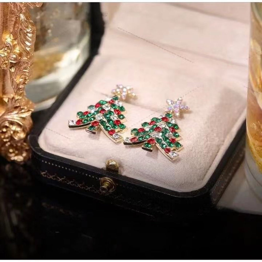 Colourful Christmas Earrings