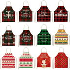 Cotton Linen Christmas Apron